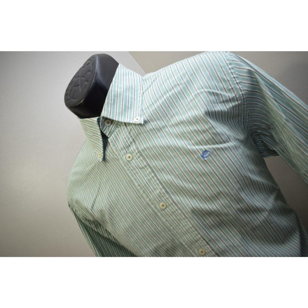 Southern Tide SkipJack Dress Shirt Striped Stretch Long Sleeve Mens Medium‎